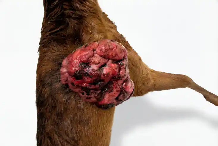 Fibrom beim Rehbock