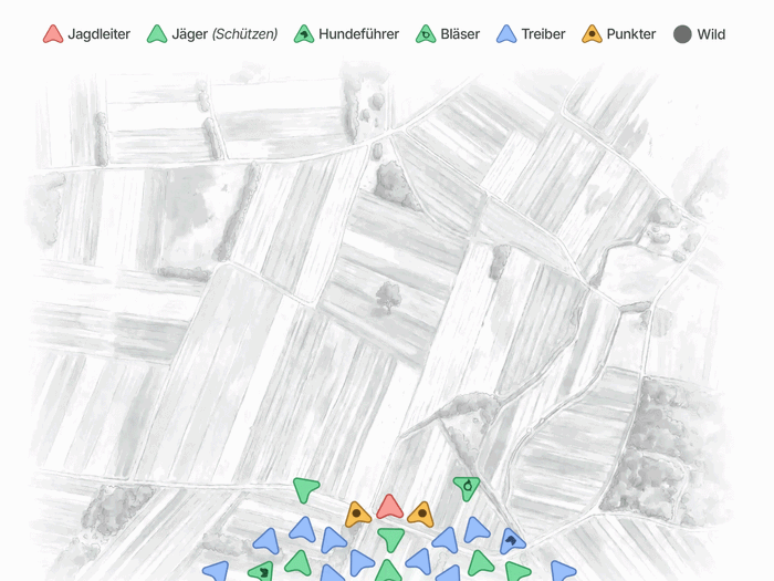 Kesseltreiben – Auslaufen des Kreises