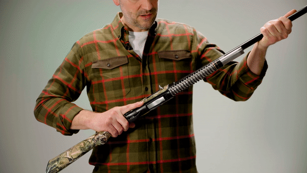 Rückstoßlader mit beweglichem Lauf