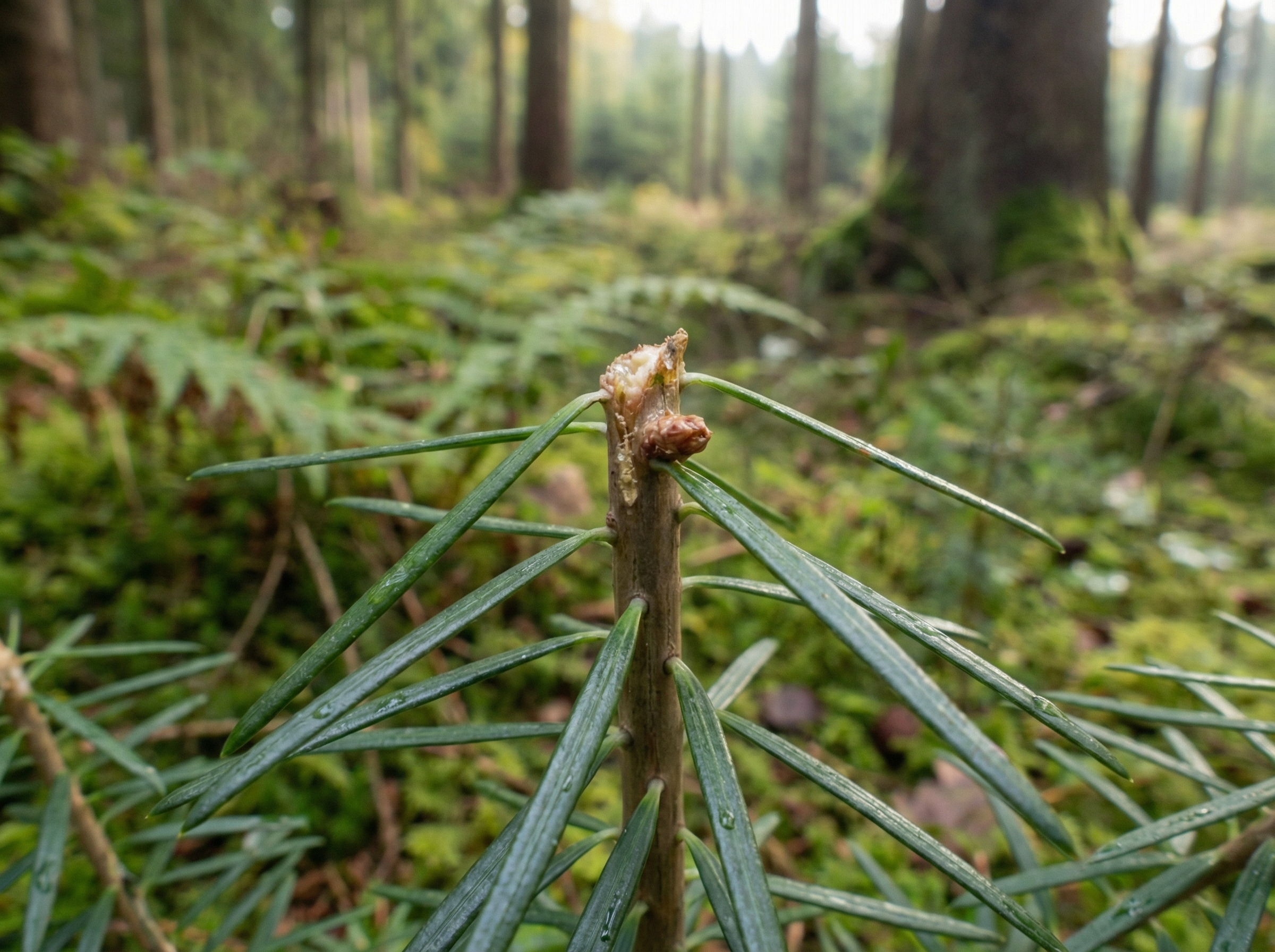 Verbiss durch Rehwild