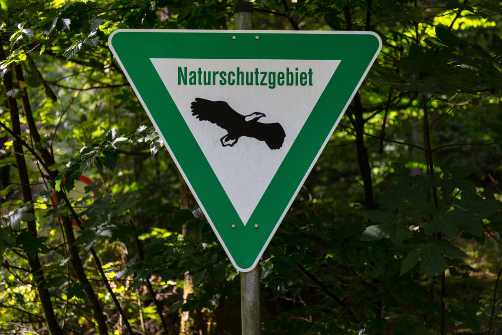Schild Naturschutzgebiet